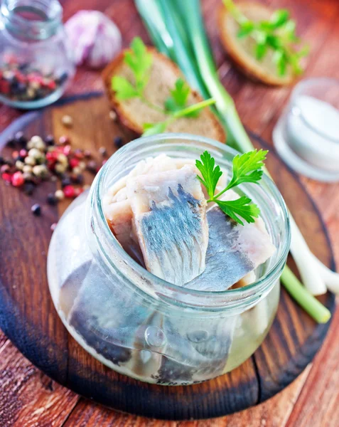 Marinated herring — Stock Photo, Image