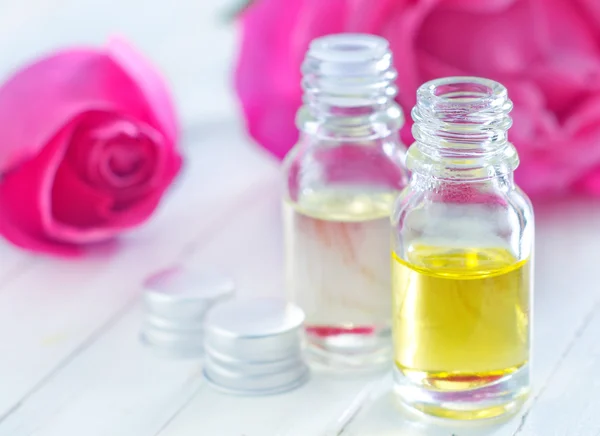 Aroma oil in bottle — Stock Photo, Image