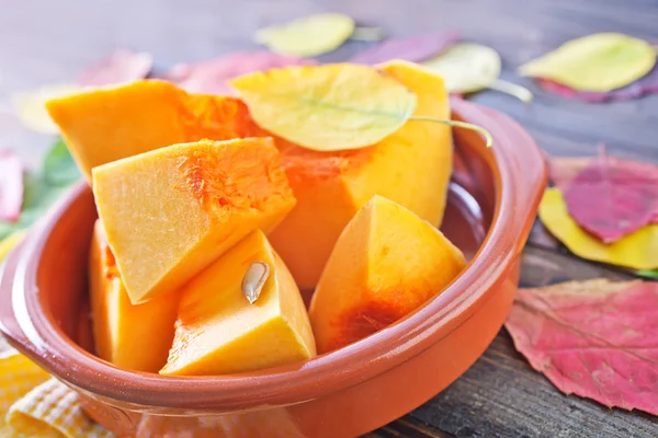 Trozos de calabaza — Foto de Stock