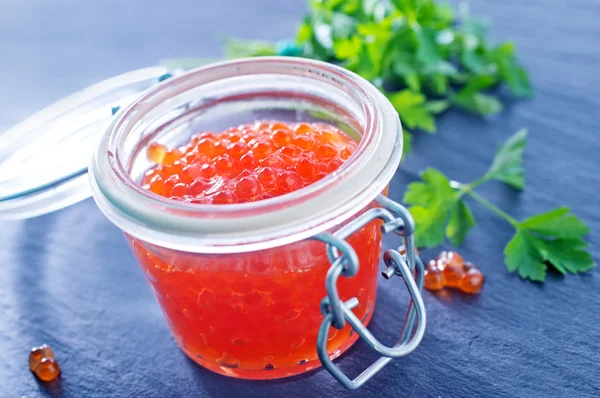 Caviar de salmón — Foto de Stock