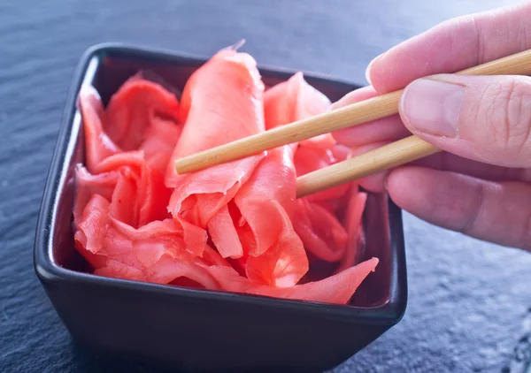 Ginger and asian sticks — Stock Photo, Image