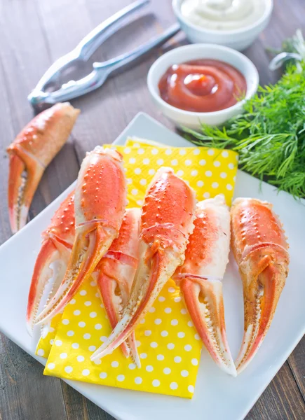 Boiled crab claws — Stock Photo, Image