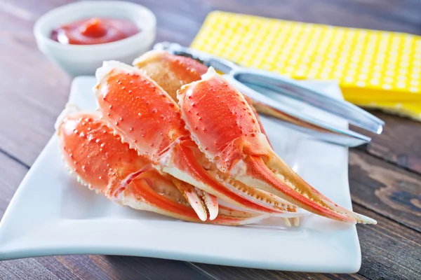 Kokta krabba klor — Stockfoto