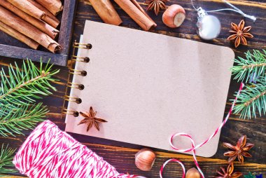 Tarifi ve aroma baharat için not etmek