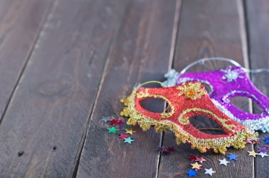 Masadaki Noel süslemesi