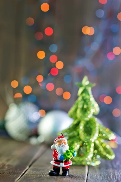 テーブルの上のクリスマスの装飾 — ストック写真