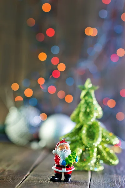 Christmas decoration on a table — Stock Photo, Image