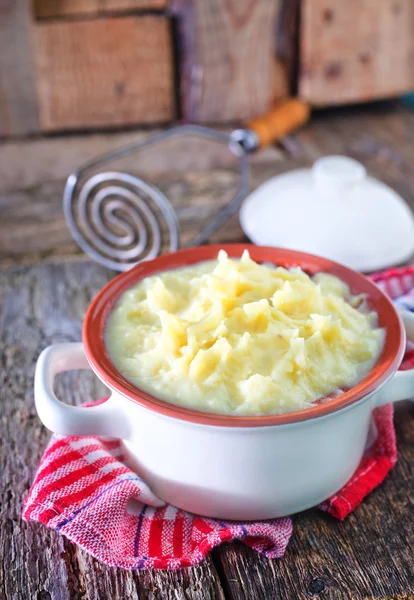 Mashed potato in bowl — Stock Photo, Image