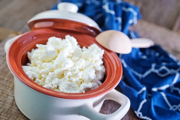 Queijo fresco de casa de campo — Fotografia de Stock