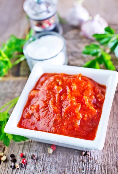 Tomatensoße — Stockfoto