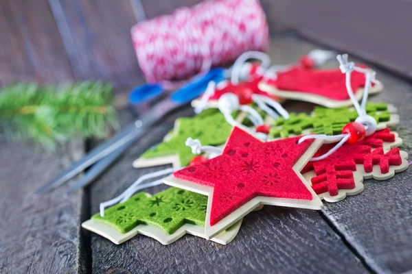 Farbe Weihnachtsdekoration — Stockfoto