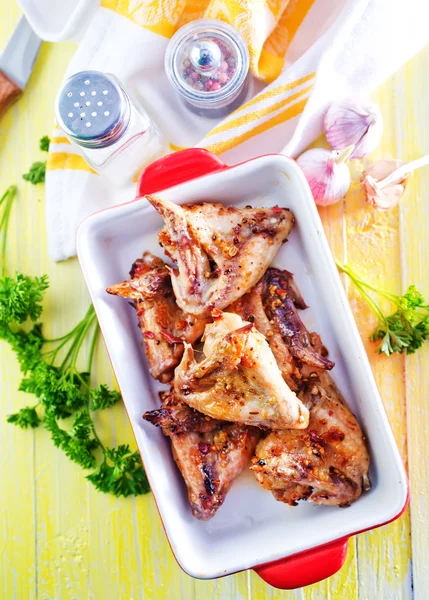 Fried chicken wings — Stock Photo, Image