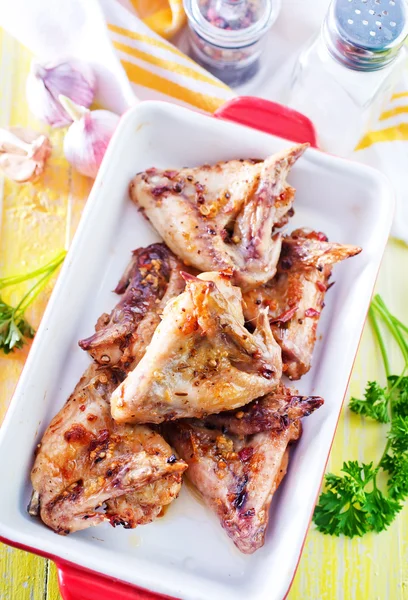 Fried chicken wings — Stock Photo, Image