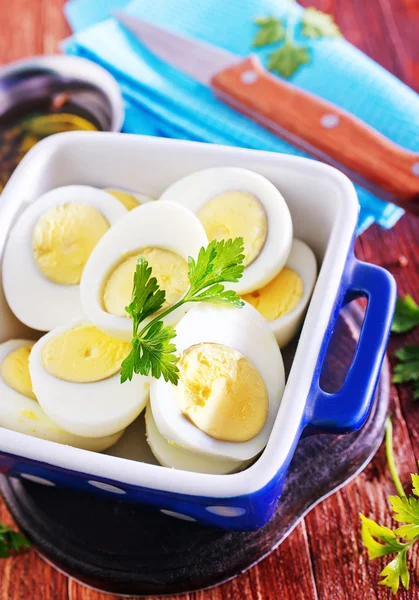 Boiled eggs — Stock Photo, Image