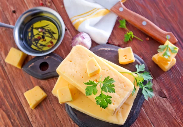 Cheese on board — Stock Photo, Image