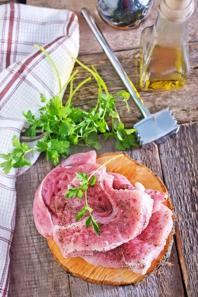 Rohes Fleisch — Stockfoto