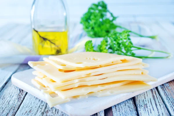 Cheese on board — Stock Photo, Image