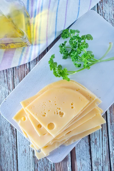 Cheese on board — Stock Photo, Image