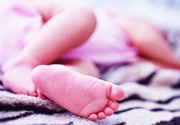 Bare feet baby — Stock Photo, Image