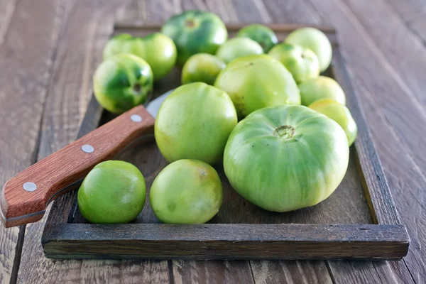 Green tomato — ストック写真