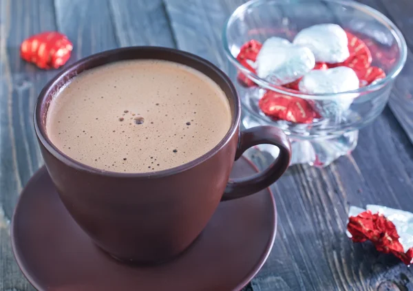 Bevanda di cacao in tazza — Foto Stock
