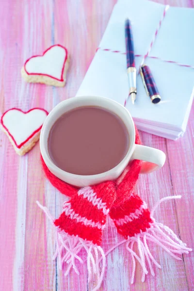 Cookies and cocoa drink — Stock Photo, Image