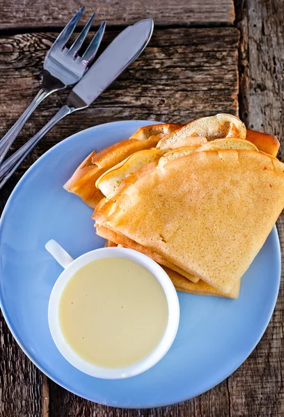 Zoete pannenkoeken — Stockfoto