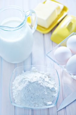 Hamur tablo için malzemeler