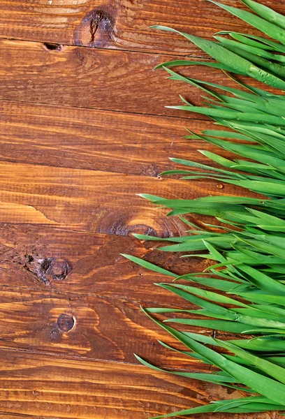 Blumen auf dem Holztisch — Stockfoto