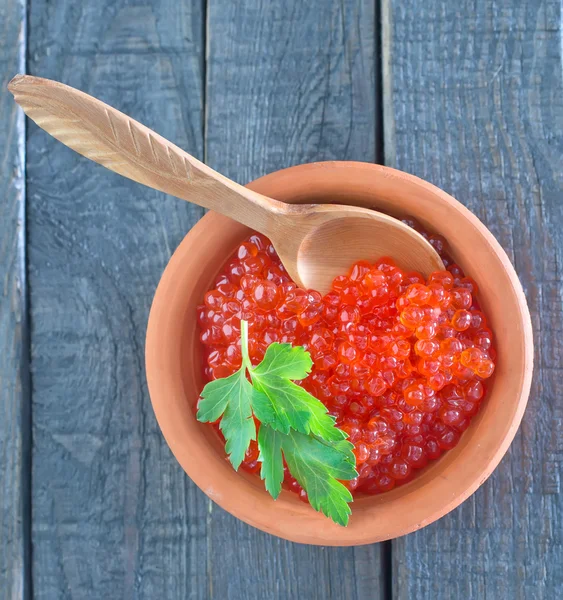 Caviar de salmão vermelho — Fotografia de Stock