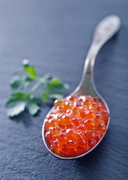 Röd lax kaviar — Stockfoto