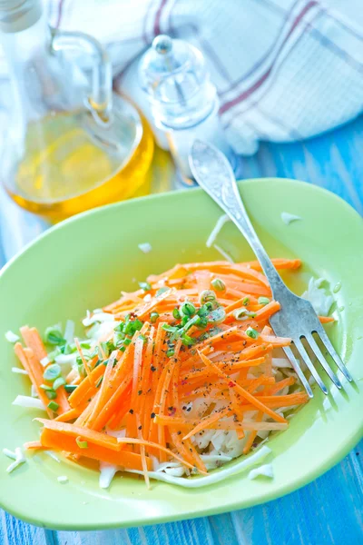 Insalata saporita sul piatto — Foto Stock