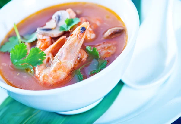 Sopa de ñame tom — Foto de Stock