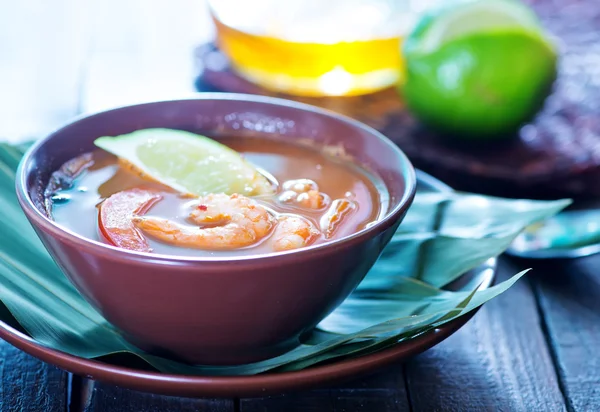 Sopa de ñame tom — Foto de Stock