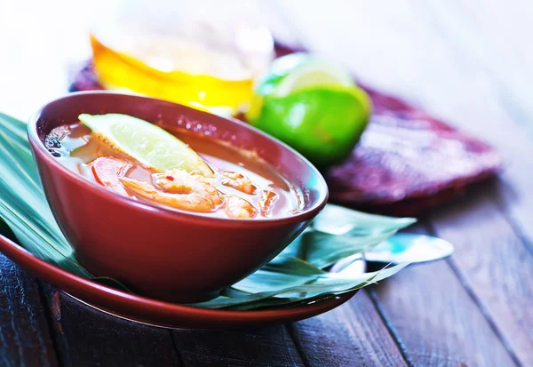 Tom yam çorbası — Stok fotoğraf