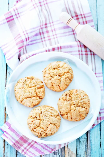 Biscotti al forno freschi sani — Foto Stock