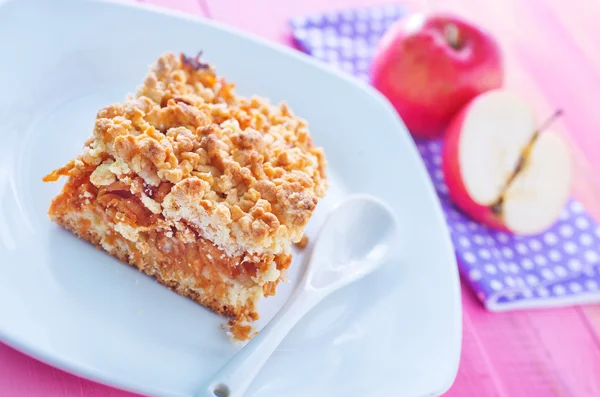 Sabroso pastel de manzana —  Fotos de Stock