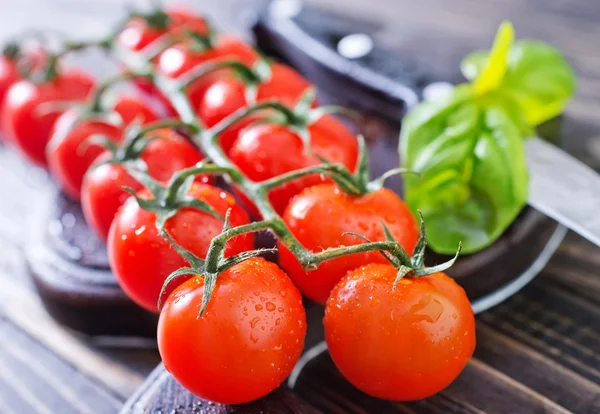 Tomates frescos a bordo — Fotografia de Stock