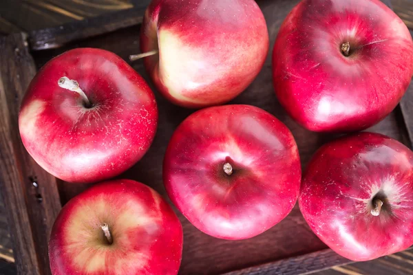 Manzanas rojas frescas — Foto de Stock