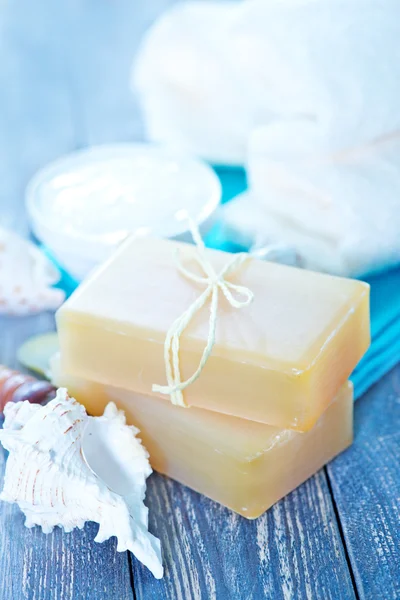 Soap and Body Lotion — Stock Photo, Image