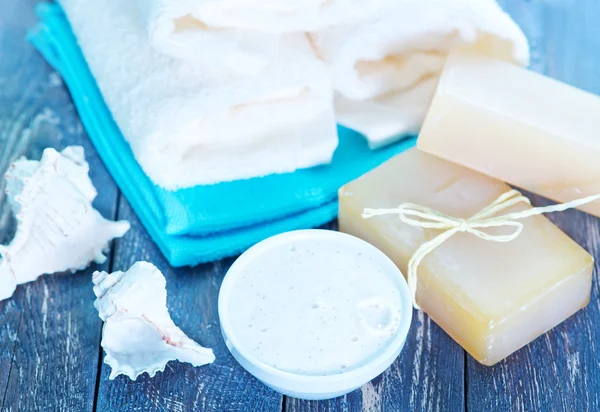 Soap and Body Lotion — Stock Photo, Image