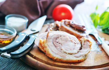 Baharat ile pişmiş et