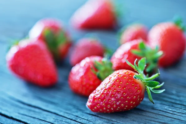 Fresh strawberry on a table — Stock Photo, Image
