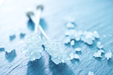 beyaz şeker kristalleri