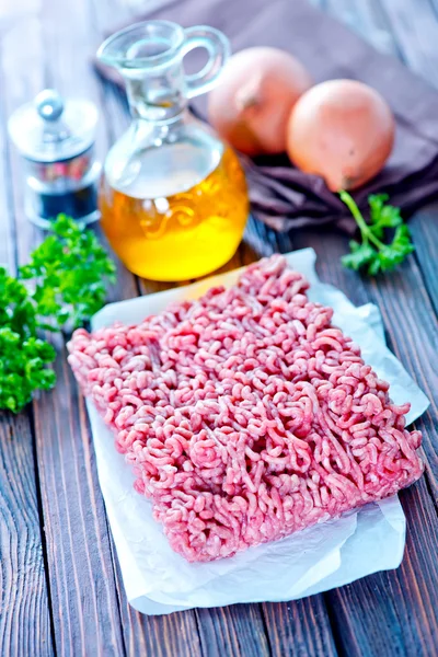 Raw minced meat — Stock Photo, Image