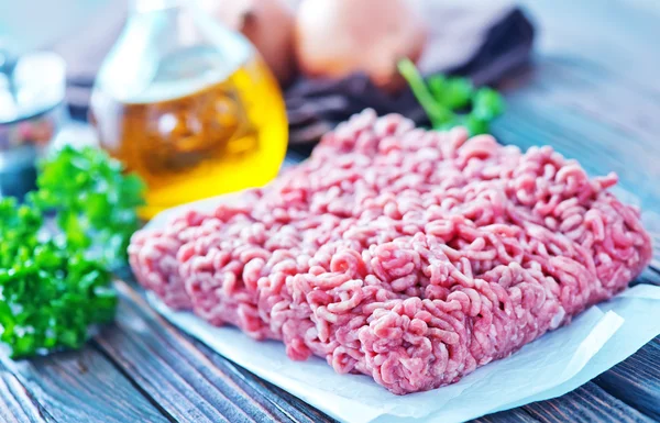 Raw minced meat — Stock Photo, Image