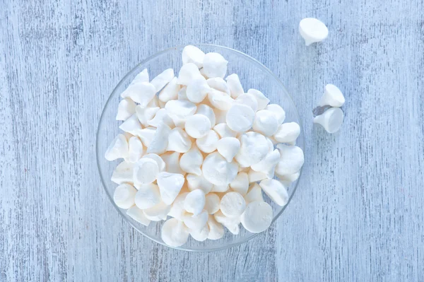 Meringue cookies on plate — Stock Photo, Image