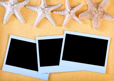 Polaroid stili fotoğraf çerçeveleri