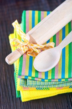 Mutfak peçete mutfak masasında