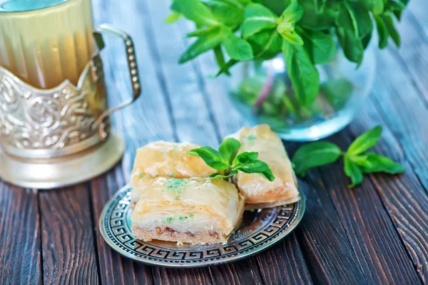 Sweet turkish desert — Stock Photo, Image